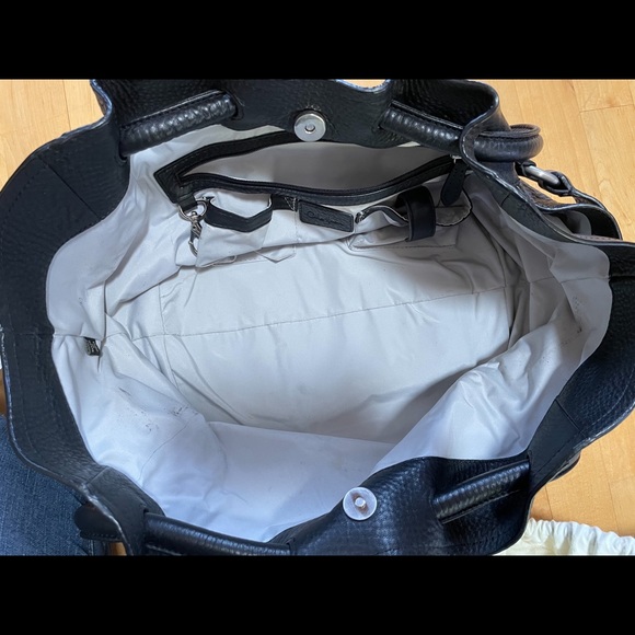 Cole Haan Shoulder Bag, Black pebbled leather - Picture 4 of 6